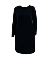 Essential long Crewneck Tunic with pockets